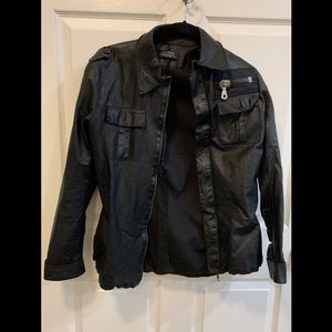 Men’s vintage Italian leather jacket